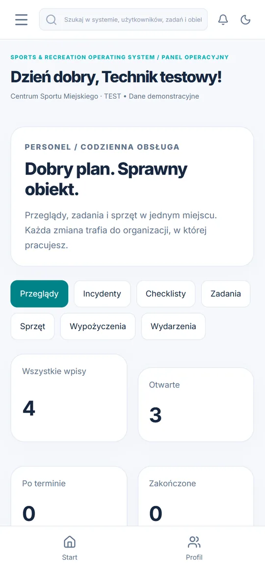 Aplikacja mobilna: Zadania i checklisty